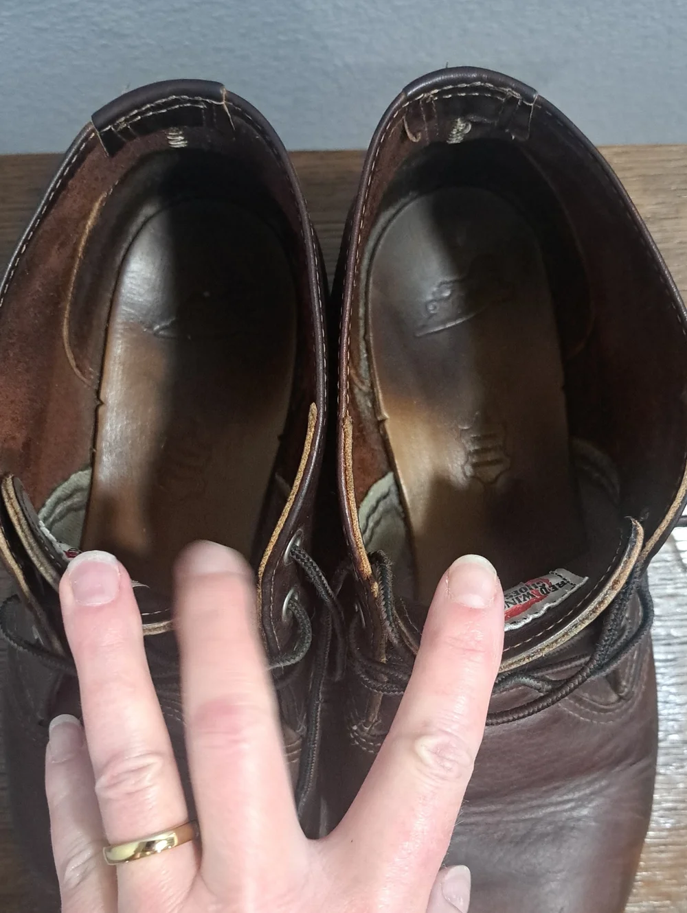 Red Wing Work Chukka Boots In Briar Oil Slick Leather Model 3141